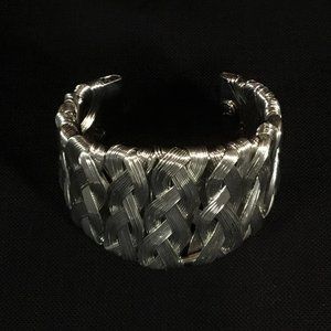 Braided Metal Cuff Bracelet